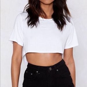 White Crop Top